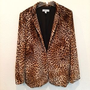 Libby Eldeman Leopard Blazer